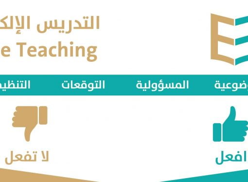 “افعل” و “لا تفعل” في التدريس الإلكتروني